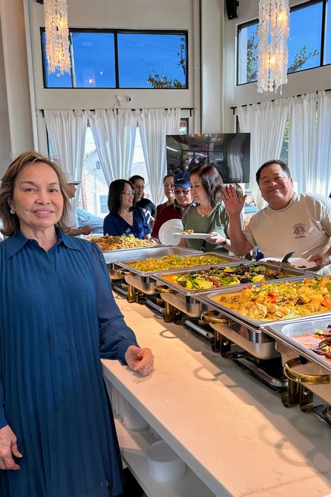 Inside an Astounding Filipino Food Buffet Restaurant in Artesia - Eater LA Filipino Food Buffet, Filipino Buffet, Pork Sisig, Lechon Kawali, Kare Kare, Food Buffet, Buffet Restaurant, Kitchen Time, Filipino Dishes