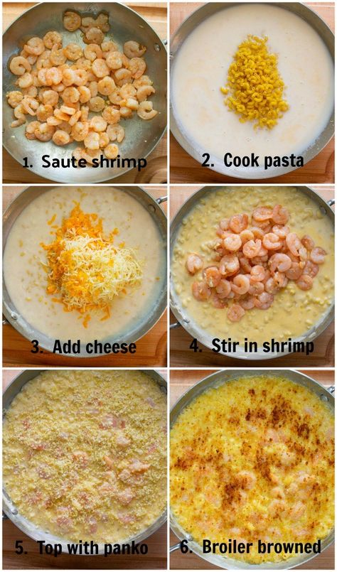 Shrimp And Mac And Cheese, Shrimp Mac And Cheese Baked, Baked Shrimp Mac And Cheese, Mac And Cheese With Shrimp, Shrimp Mac N Cheese, Shrimp Mac And Cheese Recipe, Shrimp Panko, Shrimp Mac And Cheese, Shrimp Cheese