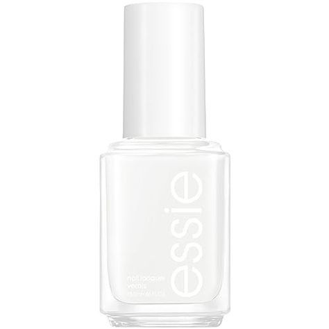 essie Salon-Quality Nail Polish, 8-Free Vegan, Snowy White, Blanc, 0.46 fl oz Best White Nail Polish, America Nails, Revlon Lipstick, Essie Nail Colors, Essie Polish, Milky Nails, Vegan Nail Polish, Shine Nails, White Nail Polish