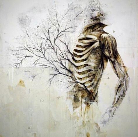 The Human body is a Immune System✨ Entwined Art, Nunzio Paci, Plant Anatomy, Metamorphosis Art, Decay Art, Alevel Art, Sketchbook Layout, Abstract Realism, Growth And Decay