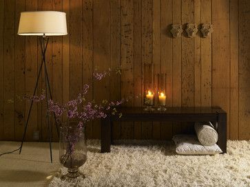 6 Ways to make wood paneling actually look cool Yoga Studio Design Ideas, Meditation Room Design, Yoga Room Design, Living Room Transitional, Yoga Studio Design, Transitional Furniture, Transitional Living, Eclectic Living Room, Massage Room