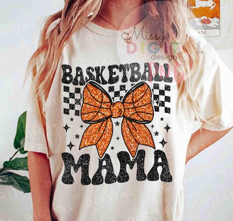 Basketball Shirts For Moms, Glitter Basketball, Basketball Shirt Designs, Basketball Cheer, Basketball Girlfriend, Basketball Cheers, Shirts For Moms, Basketball Png, Fall Sports