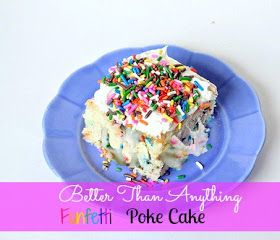 Poke Cake Condensed Milk, Funfetti Poke Cake, Funfetti Cake From Scratch, Cake Condensed Milk, Bts Cakes, Lactose Free Desserts, Lactose Free Recipes, Cake From Scratch, Pin Down