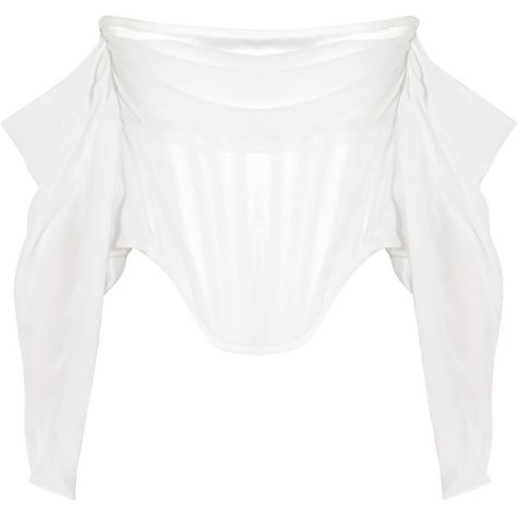 Givenchy Off-the-shoulder top in white satin and silk-chiffon ($3,175) ❤ liked on Polyvore featuring tops, blouses, white, draped blouse, silk chiffon blouse, white top, off-the-shoulder tops and white draped blouse White Satin Blouse, Givenchy Top, White Off The Shoulder Top, White Off Shoulder Top, Silk Chiffon Blouse, Zipper Blouse, White Drapes, Satin Crop Top, Corset Fashion