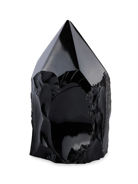 Shop Jia Jia Black Obsidian Point | Saks Fifth Avenue Onyx Crystal, Heron Preston, Fire Heart, Black Obsidian, Keepsake Box, Saks Fifth, Saks Fifth Avenue, Home Accents, Onyx