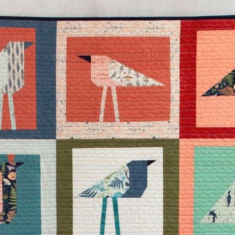 Art Gallery Fabrics® on Instagram Birds Wall Art, Bird Quilt, Bird Wall Art, Art Gallery Fabrics, The Birds, Quilt Blocks, Flight, Art Gallery, Birds