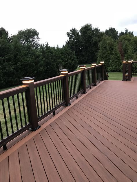 Composite Deck Lighting Ideas, Deck Update, Deck Lighting Ideas, Lattice Ideas, Decking Ideas, Deck Pictures, Deck Steps, Deck Colors, Deck Designs