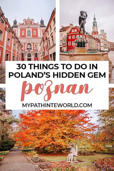 Travel Eastern Europe, Things To Do When Traveling, Bucket List Europe, Poznan Poland, Eastern Europe Travel, Poland Travel, Backpacking Europe, Places In Europe, European Destinations