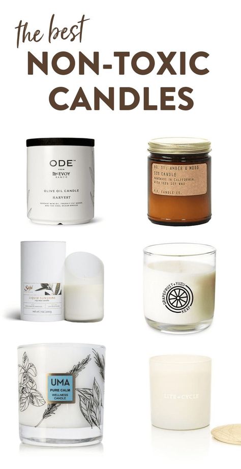 The Best Non-Toxic Candles [Yes! Candles Can be Toxic]From wax to wicks to fragrance, candles can actually be quite toxic. Here is a list of what to look for in your candles and the best non-toxic candles. #nontoxicliving Nontoxic Nails, Olive Oil Candle, Non Toxic Candles, Healthy Candles, Nontoxic Candles, Toxic Free Living, Chemical Free Living, Toxic Cleaning Products, Candle Making Business