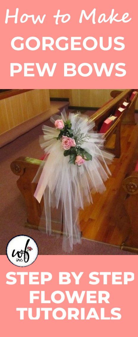 Church Wedding Flowers Altar, Wedding Pew Decorations, Ceremony Decorations Church, Wedding Ceremony Decorations Church, Christian Weddings, Wedding Table Decorations Centerpieces, Pew Bows Wedding, Pew Decorations, Wedding Pews