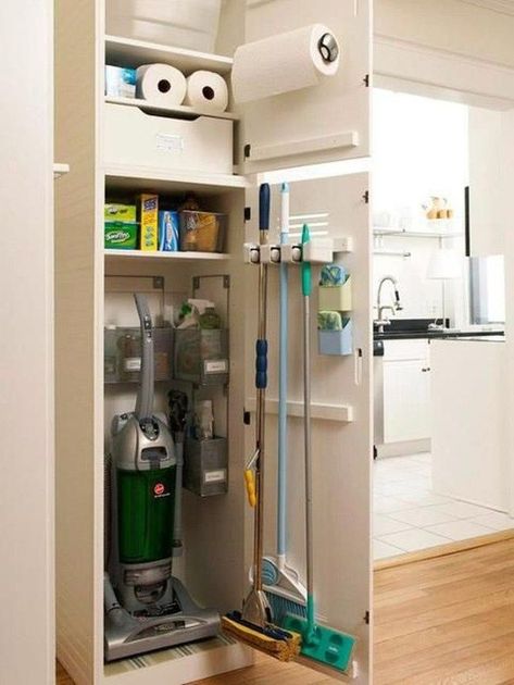 Utility Closet, Small Laundry Room Organization, Room Storage Diy, Laundry Room Renovation, Laundry Room Remodel, Build A Closet, Small Laundry Room, Small Laundry, Cleaning Closet