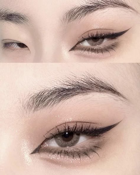 Makeup Layout, Doll Eye Makeup, Cute Eye Makeup, Korean Eye Makeup, Makeup Accesories, Ethereal Makeup, Pinterest Makeup, Eye Makeup Designs, Dope Makeup