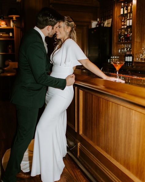 When you meet at a bar & years later you take some flash photos at a bar on YOUR WEDDING DAY🥹🍸 Gosh, I really love love stories and full circles 💍 Cheers to Maddie + Kolton 🥂Continually grateful to be part of the most special days!! [golf club wedding, flash photos, flash wedding photos, bar photos, classic wedding, Florida wedding photographer, Naples wedding photographer, Florida wedding photographer] 2nd for @ruthie.isaacson Bar Wedding Photos, Flash Wedding Photos, Bar Photos, Naples Wedding, Flash Photos, Wedding Florida, Flash Photo, Golf Club Wedding, Wedding 2024