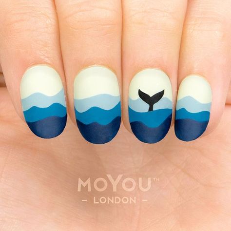 Sailor Nails, Anchor Nails, Cruise Nails, Wave Nails, Sea Nails, Cute Simple Nails, London Nails, Cute Gel Nails, Vacation Nails