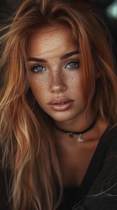 Follow for more!! Red Hair Blue Eyes Woman, Woman With Red Hair, Red Haired Girl, Natural Makeup Redhead, Beautiful Woman, Redhead Green Eyes, Female Character Inspiration Red Hair, Red Hair Green Eyes Girl, Cherry Blonde