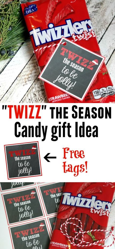 Great and easy gift idea using Twizzlers!!  Get the free gift tags here: https://www.mamacheaps.com/2017/12/twizz-the-season-to-be-jolly-twizzler-candy-gift-idea-printable-tag.html Twizzlers Gift Ideas, Twizzler Gift Ideas, Winter Marketing Ideas, Christmas Candy Gift Ideas, Gift Ideas For Neighbors, Netflix Gift Card Codes, Customer Appreciation Gifts, Easy Gift Idea, Christmas Marketing