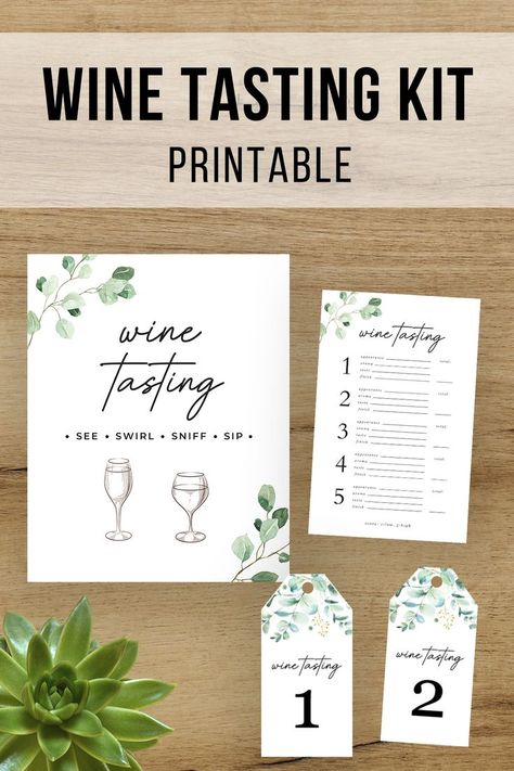 Wine Tasting Card, Wine Tasting Food, Charcuterie Party, Wine Tasting Notes, Wine Magazine, Wine Tasting Party, Wine Signs, 50th Party, Tasting Party