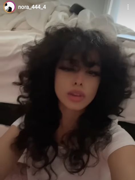 Curly Hair, Bed, Hair, White