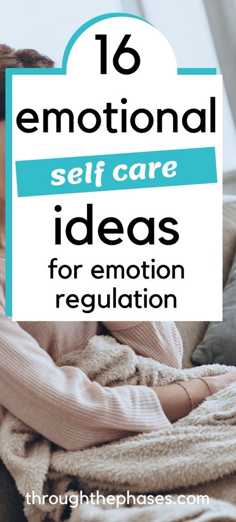 What is Emotional Self Care? And How to Practice It for Emotional Wellness and Mental Health  Feeling emotional? Honoring your emotions and taking care of them is essential for emotion regulation and wellbeing. Check out these simple emotional self care ideas to add to your everyday self care routine!  #selfcareideas #selfcaretips #selfcareroutine Everyday Self Care, Emotion Regulation, Wellness Activities, Self Care Ideas, Health Activities, Mental Health Resources, Emotional Wellbeing, Self Regulation, Improve Mental Health