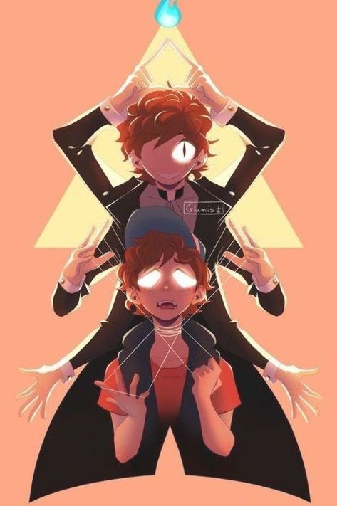 Anime Gravity Falls, Dipper And Bill, Bill X Dipper, Reverse Gravity Falls, Gravity Falls Dipper, Gravity Falls Bill Cipher, Desenhos Gravity Falls, Gravity Fall, Gravity Falls Bill