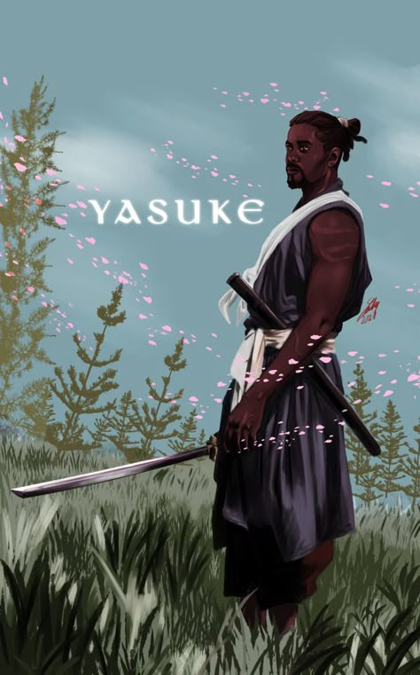 Black Samurai, Black Anime Guy, Action Anime, Samurai Anime, Black Cartoon Characters, Samurai Art, Black Characters, Black Anime Characters, Black Artwork