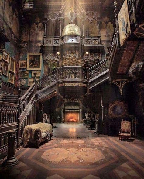 Gothic Interior, Victorian Interiors, Crimson Peak, Abandoned House, Abandoned Mansions, Gothic Architecture, Gothic House, Old Building, Victorian Gothic