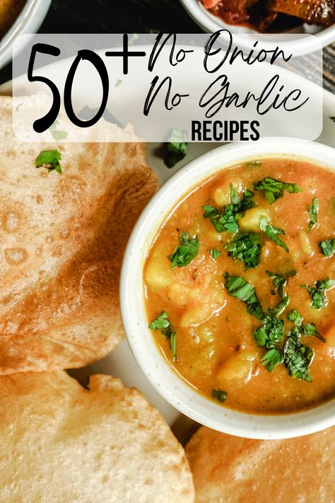 Here is a collection of 50+ delicious and easy to make No Onion No Garlic Indian recipes to make while fasting / vrat on festivals, or for any other diet or lifestyle reasons. These are all vegetarian Indian recipes. Recipes No Onion No Garlic, No Onion Garlic Recipes Indian, No Garlic No Onion Recipes, No Onion No Garlic Recipes Indian, No Onion No Garlic Recipes, No Garlic Recipes, Vegetarian Indian Recipes, Roasted Okra, Carrots And Green Beans