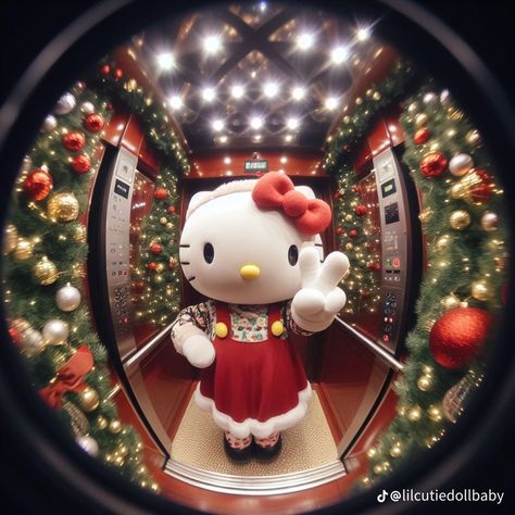 Hello Kitty — Made by: lilcutiedollbaby (TikTok) Design Profile Picture, Christmas Profile, Profile Picture Pfp, Christmas Pfp, Christmas Kitty, Youtube Shorts, Profile Picture, Hello Kitty, Kitty