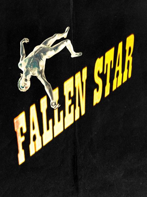 Fallen Star The Neighbourhood, Star Poster Design, I Go Back To Black, Star Poster, Space Junk, Fallen Star, The Nbhd, Music Posters, Fall Wallpaper