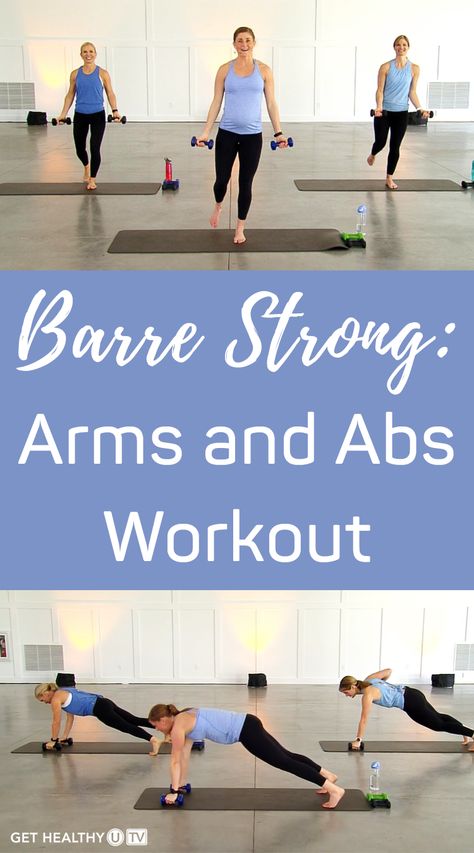 Barre Arms, Barre Arm Workout, Arms And Abs Workout, Barre Workout Video, Workout Labs, Nourish Move Love, Barre Fitness, Barre Workouts, Arms And Abs