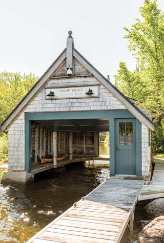 Lake House Renovation, Boathouse Design, Eastern White Cedar, Dock House, Boat Shed, Lakefront Living, Lakefront Property, Copper Roof, Cedar Shingles