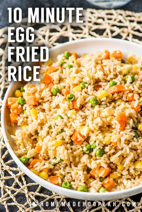 Egg Fried Rice Recipe Easy, Fried Rice At Home, Chicken Fried Rice Easy, Fried Rice Recipe Easy, Fried Rice With Egg, Making Fried Rice, Egg Fried Rice, Vegetable Fried Rice, Arroz Frito