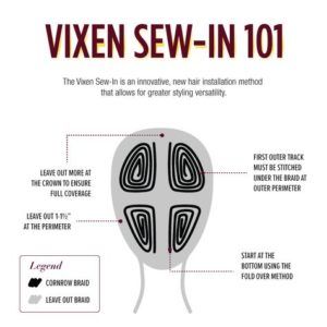 Vixen Sew In Guide | How To Vixen Sew In And Tips Vixen Crochet, Hair Extensions Care, Sew In Braids, Vixen Sew In, Sew In Hairstyles, Braid Patterns, Sew Ins, Hair Laid, Natural Hair Tips