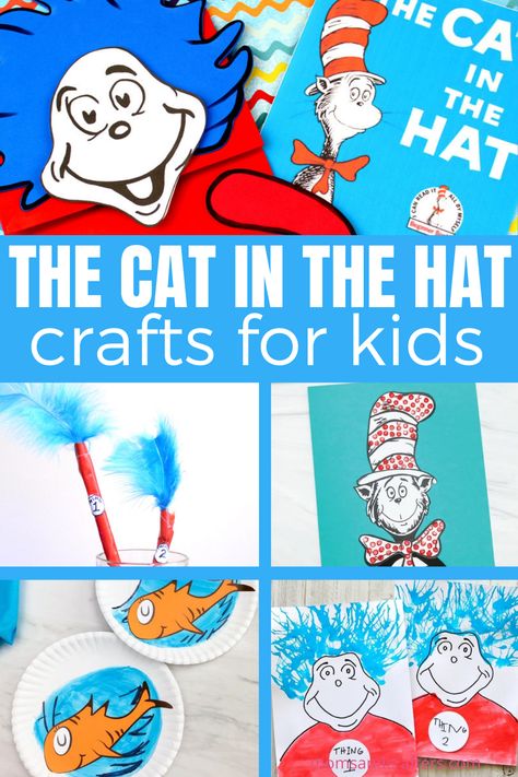 Dr Seuss Crafts For Kids, Seuss Snacks, Dr. Suess, Dr. Seuss Crafts, Dr Seuss Printables, Dr Seuss Preschool, Dr Seuss Activities, Dr Seuss Crafts, Dr Seuss Books