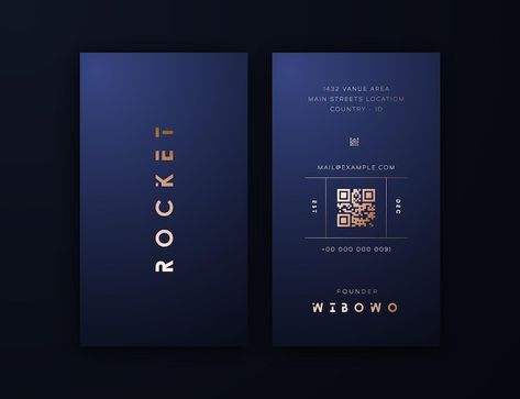 Stylish vertical business card editable ... | Premium Vector #Freepik #vector #business-gold #golden-card #gold-card #premium-card Busniss Card, Gold Graphic Design, Agency Business Cards, Vertical Business Card, Elegant Business Cards Design, Luxury Business Card, Property Logo, Buisness Cards, Business Cards Layout