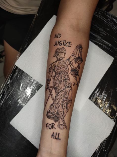 Injustice For All Metallica Tattoo, Lady Justice Tattoo Metallica, Tattoo Ideas Metallica, Metalica Tattoo Designs, Metallica Tattoo Ride The Lightning, Metalica Tattoo Ideas, Justice For All, Metallica M Tattoo, Metallica Tattoo Ideas Design