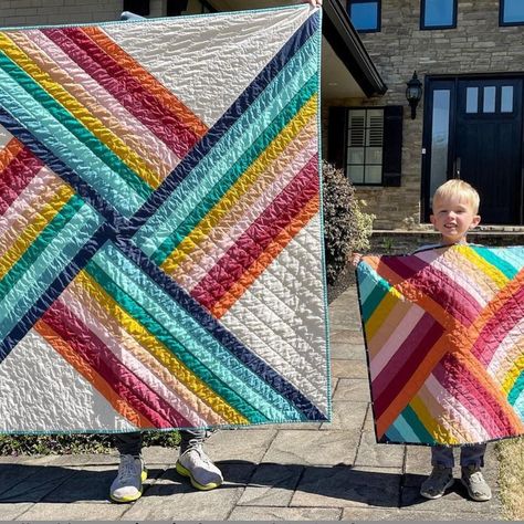 Adventureland Quilt, Scrap Rainbow Quilt, Rainbow Colored Quilt Patterns, Rainbow Rail Fence Quilt, Rainbow Batik Quilt, Rainbow Hst Quilt, Rainbow Quilts, Suzy Quilts, Rainbow Quilt