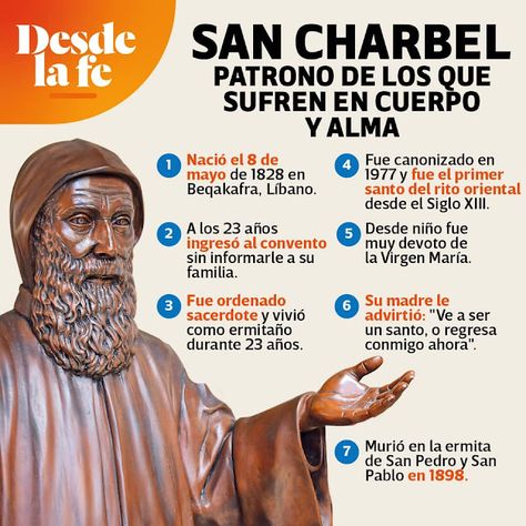 San Charbel, Catholic Crafts, Quotes, Movie Posters, Santos, Film Posters