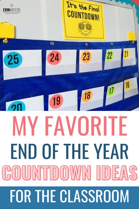 With summer vacation right around the corner, do you have your end of the school year activities planned for your classroom? Today’s blog post includes 6 creative end of the year countdown ideas that you can include into your lesson plan. Your students will love these end of the school year countdowns, including scavenger hunts, writing letters to your future self, and end of the year envelopes to feature a new student every day. Grab all of these classroom ideas to use as a countdown to summer. End Of School Year Countdown Ideas, End Of School Countdown Ideas, End Of Year Countdown Ideas, End Of Year Countdown, Countdown Ideas, School Countdown, Countdown To Summer, Math Review Game, Play Math