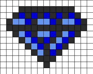 Small Scene Diamond Perler Bead Pattern Perler Bead Diamond, Hama Beads Disney, Kandi Cuffs, Easy Pixel Art, Pony Bead Patterns, Perler Bead Templates, Kandi Patterns, Pixel Art Grid, Bead Sprite