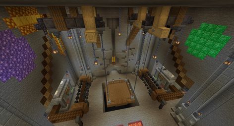 Minecraft Stuffies, Apocalypse Bunker, Minecraft Elevator, Mine Entrance, Control Room, Minecraft Buildings, Minecraft Ideas, Minecraft Designs, On Off