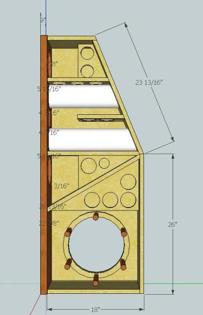 Well, Its a start. ***HEAVY PICS*** - Techtalk Speaker Building, Audio, Video Discussion Forum Speaker Building, Garage Systems, High End Speakers, Speaker Plans, Speaker Projects, Slanted Ceiling, Passive Radiator, Speaker Box Design, Speaker Cabinet