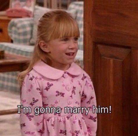 I'm gonna marry him ... Its gonna happen guys Michelle Tanner, Mind Set, Picture Collage Wall, Film Quotes, Tv Quotes, Photo Wall Collage, Full House, Picture Collage, Pink Princess