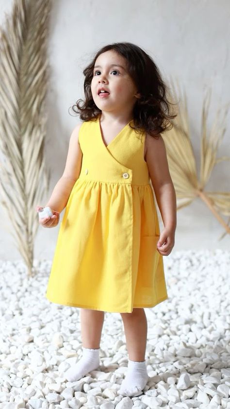 Summer Frocks For Kids, Frock Designs For Girl Kids, Baby Frocks Designs Summer, Frock Designs For Girl, Kids Dress Collection, Simple Frock Design