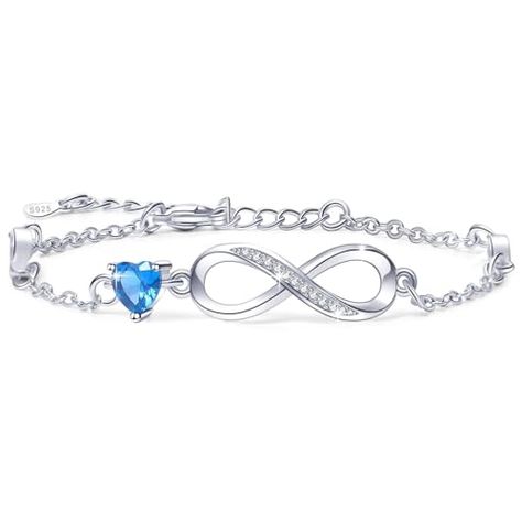 Infinity Heart Symbol, Silver Bracelet For Women, Friend Anniversary, Bride Sister, Romantic Gifts For Her, Infinity Heart, Silver Bracelets For Women, Heart Symbol, Cubic Zirconia Jewelry