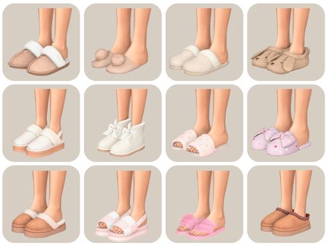 Links are on my tumblr lovelies🤍 Sims 4 House Slippers Cc, Sims 4 Cc Lazy Clothes, Uggs Slippers Sims 4 Cc, Ts4 Slippers Cc, Sims 4 Cc Shoes Slippers, Sims4 Cc Slippers, Sims Cc Shoes Women, Sims Slippers, Sims 4 Slippers Maxis Match