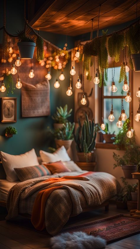 Sala Zen, Jungle Oasis, Ideas Terraza, Hippie Room, Lush Jungle, Chill Room, Bedroom Decor Inspiration, Cozy Room Decor, Teen Bedroom Decor