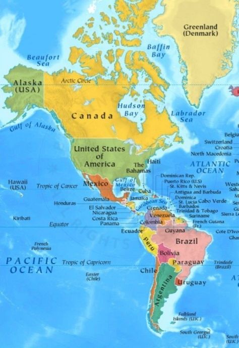 North And South America Map, Map Of North America, Gulf Of Alaska, Continents And Countries, Labrador Canada, South America Map, Alaska Usa, America Map, North And South