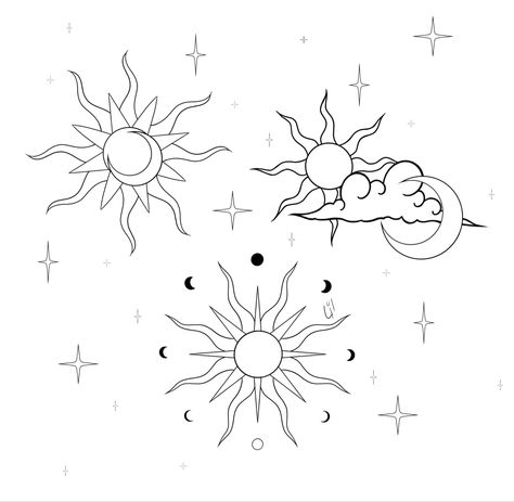 Sun Moon Flash Tattoo, Moon Tattoo Flash, Moon Flash Tattoo, Asap Tattoo, Sun And Moon Tattoo, Flash Ideas, Flash Sheets, Flash Sheet, Tattoo Flash Sheet