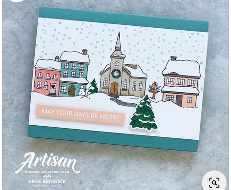 Making Christmas Cards, Create Christmas Cards, Alcohol Ink Crafts, Homemade Christmas Cards, Christmas Card Set, Stampin Up Christmas Cards, Stampin Up Christmas, August 26, Christmas Holiday Cards